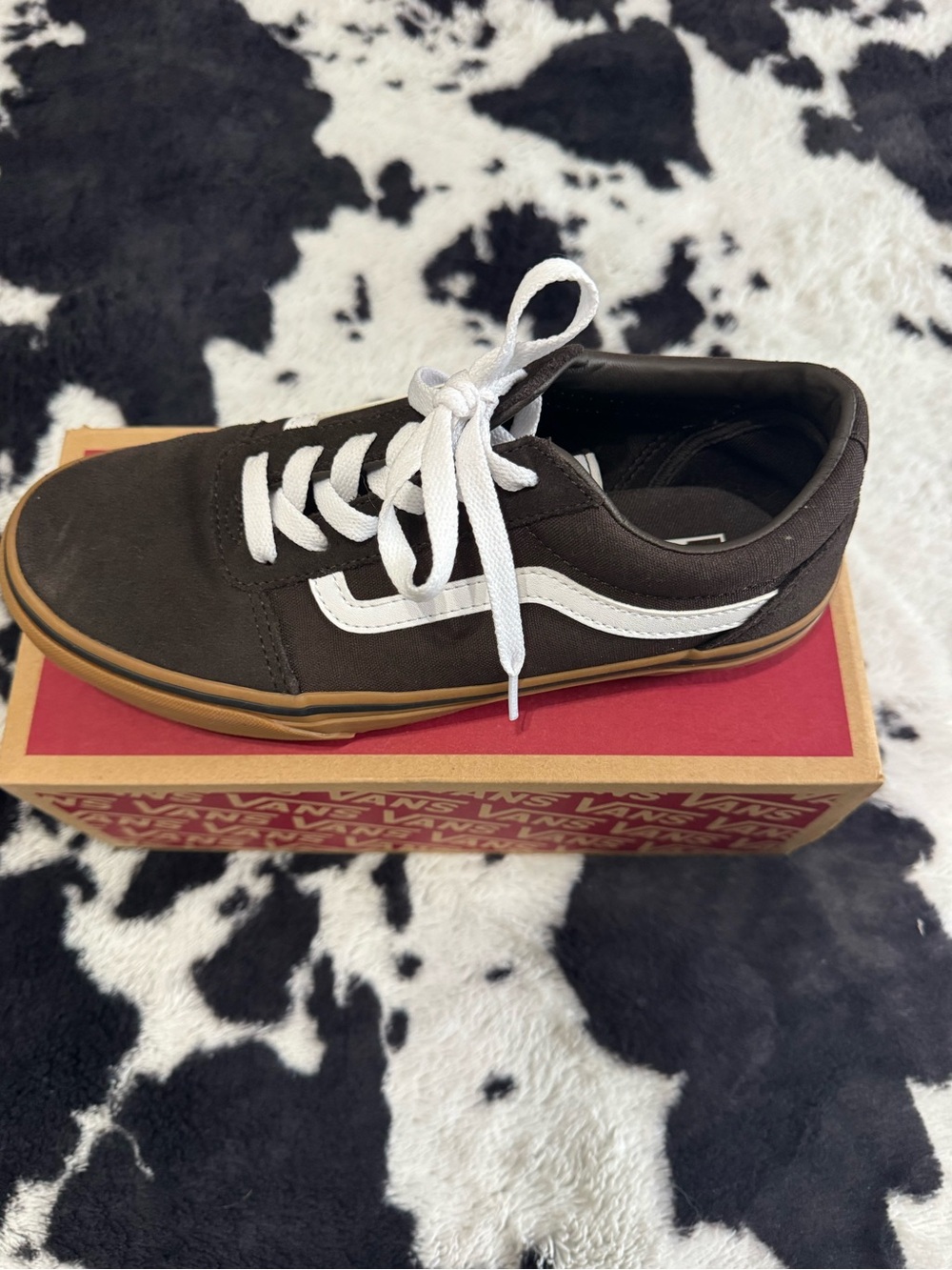Vans Old Skool Low Top Sneaker in Black with White Stripe